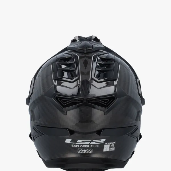 LS2 MX701 Explorer Gloss Carbon> Adventure Helmen|Integraalhelmen