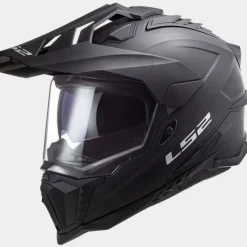 LS2 MX701 Explorer Solid Matt Black> Adventure Helmen|Integraalhelmen