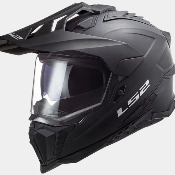 LS2 MX701 Explorer Solid Matt Black> Adventure Helmen|Integraalhelmen