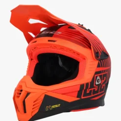 LS2 MX708 Fast II Duck Matt Orange Red><noscript><img width=