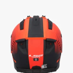 LS2 MX708 Fast II Duck Matt Orange Red><noscript><img width=