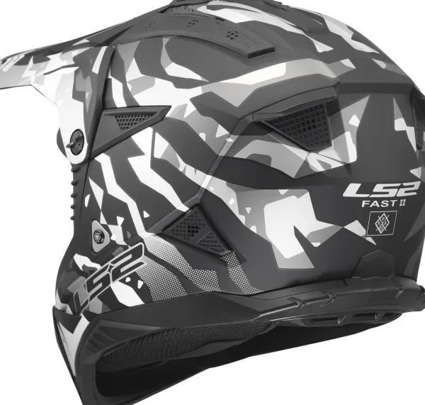 LS2 MX708 Fast II Grotesk Black Grey-06> Adventure Helmen|Crosshelmen