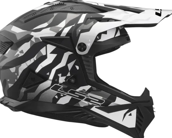LS2 MX708 Fast II Grotesk Black Grey-06> Adventure Helmen|Crosshelmen
