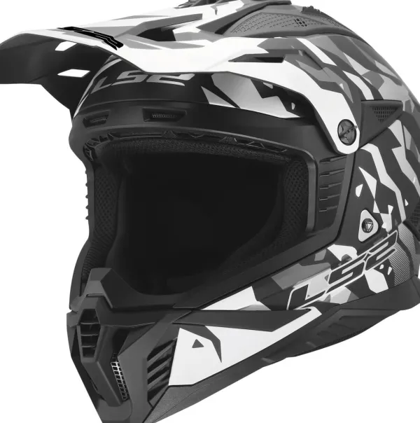 LS2 MX708 Fast II Grotesk Black Grey-06> Adventure Helmen|Crosshelmen