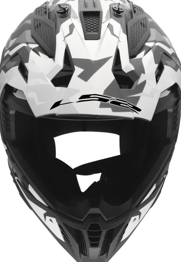 LS2 MX708 Fast II Grotesk Black Grey-06> Adventure Helmen|Crosshelmen