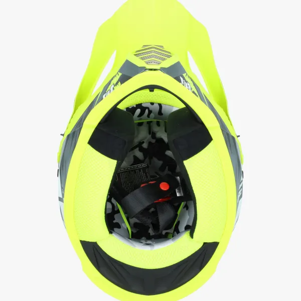 LS2 MX437 Fast II Mini Crusher Black Yellow> Kinder Scooterhelmen|Adventure Helmen