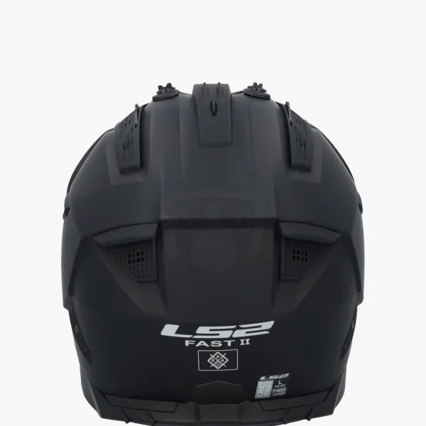 LS2 MX708 Fast II Solid Matt Black> Adventure Helmen|Crosshelmen