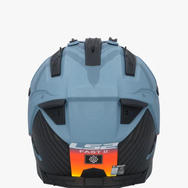 LS2 MX708 Fast II Wash Matt Dark Grey> Adventure Helmen|Crosshelmen