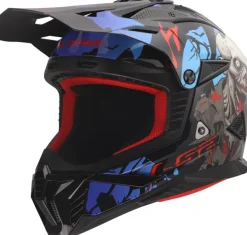 LS2 MX708 Fast II Zombie Ii Black Red Blue-06><noscript><img width=