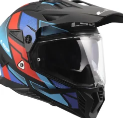 LS2 MX702 Pioneer II Block Black Red Blue-06><noscript><img width=