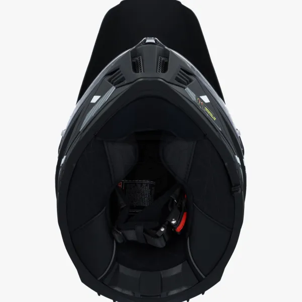 LS2 MX702 Pioneer II Hill Matt Black White> Adventure Helmen|Integraalhelmen