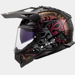 LS2 MX702 Pioneer II Rangi Black> Adventure Helmen|Integraalhelmen
