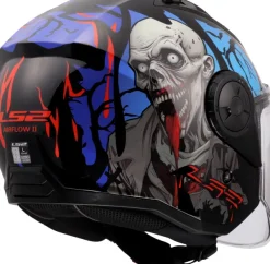 LS2 OF616 Airflow II Zombie Ii Black Red Blue-06><noscript><img width=
