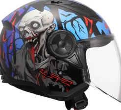 LS2 OF616 Airflow II Zombie Ii Black Red Blue-06><noscript><img width=