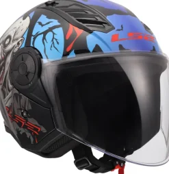 LS2 OF616 Airflow II Zombie Ii Black Red Blue-06><noscript><img width=