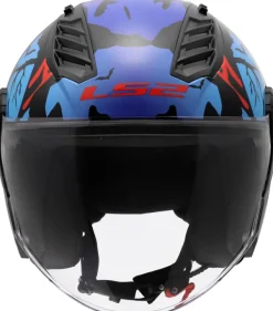 LS2 OF616 Airflow II Zombie Ii Black Red Blue-06><noscript><img width=