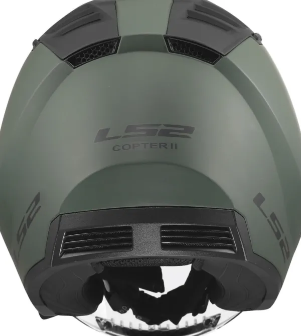 LS2 OF600 Copter II Solid Military Green-06> Jethelmen|Helmen Met Zonnevizier
