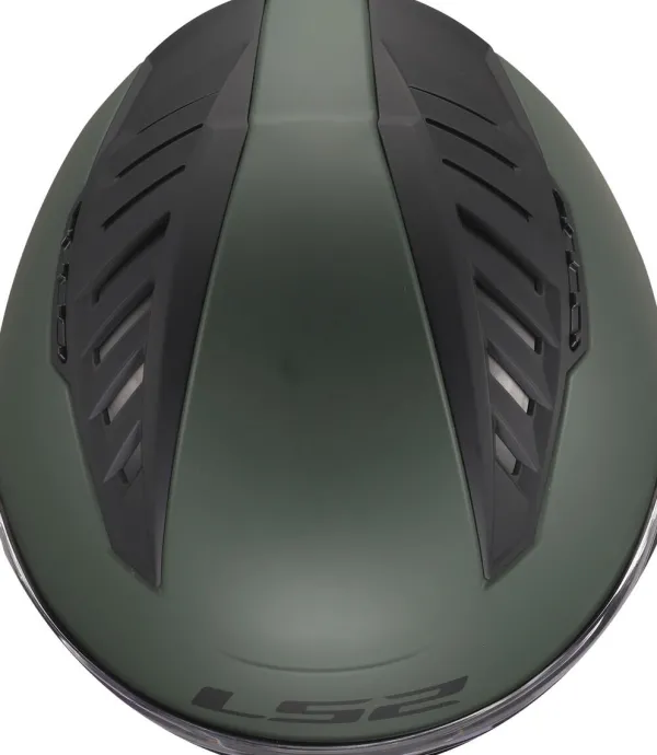 LS2 OF600 Copter II Solid Military Green-06> Jethelmen|Helmen Met Zonnevizier