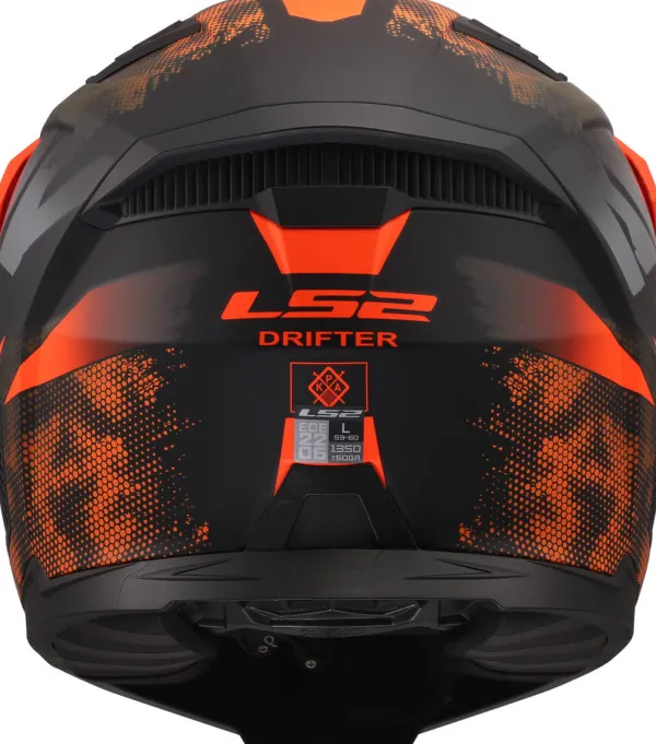 LS2 OF606 Drifter Gas Grey Orange-06> Jethelmen