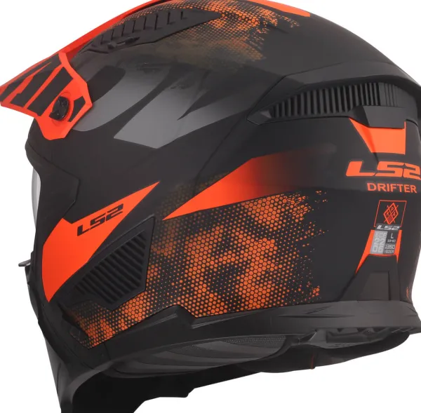 LS2 OF606 Drifter Gas Grey Orange-06> Jethelmen