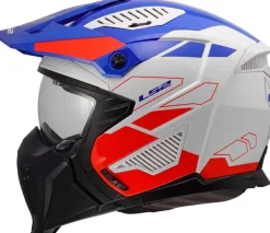 LS2 OF606 Drifter Trek White Blue Red-06> Jethelmen