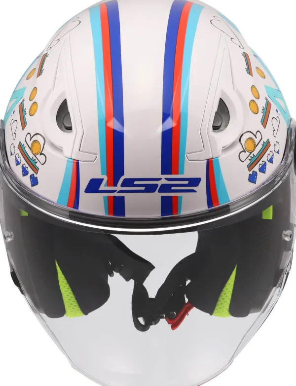 LS2 OF622 Funny II Next Level White> Jethelmen