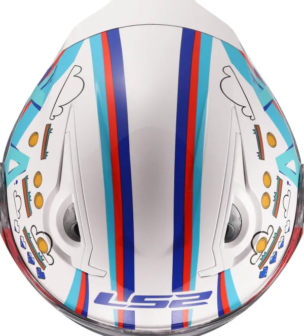 LS2 OF622 Funny II Next Level White> Jethelmen