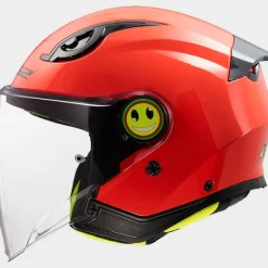 LS2 OF622 Funny II Solid Red> Kinder Scooterhelmen