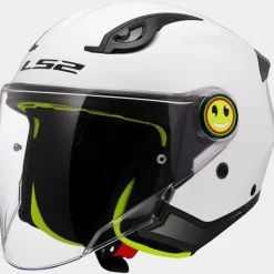 LS2 OF622 Funny II Solid White> Kinder Scooterhelmen