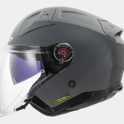 LS2 OF603 Infinity II Solid Concrete> Jethelmen|Helmen Met Zonnevizier