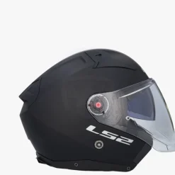 LS2 OF603 Infinity II Solid Matt Black> Jethelmen|Helmen Met Zonnevizier