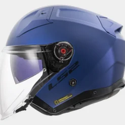 LS2 OF603 Infinity II Solid Navy Blue> Jethelmen|Helmen Met Zonnevizier