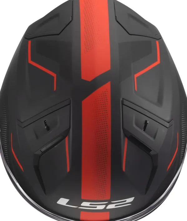 LS2 OF603 Infinity II Veyron Black Grey Red-06> Jethelmen|Helmen Met Zonnevizier
