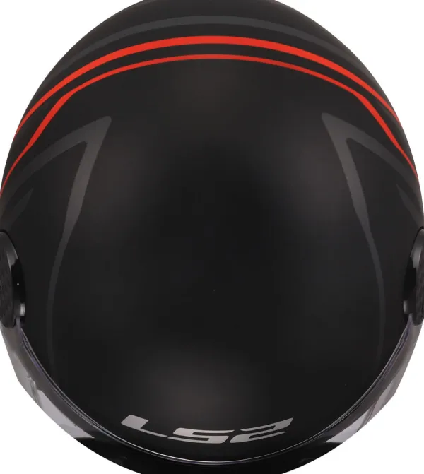 LS2 OF558 Sphere Lux II Minim Black Red-06> Jethelmen