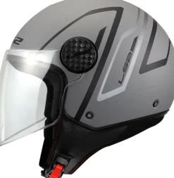 LS2 OF558 Sphere Lux II Minim Black Grey-06> Jethelmen