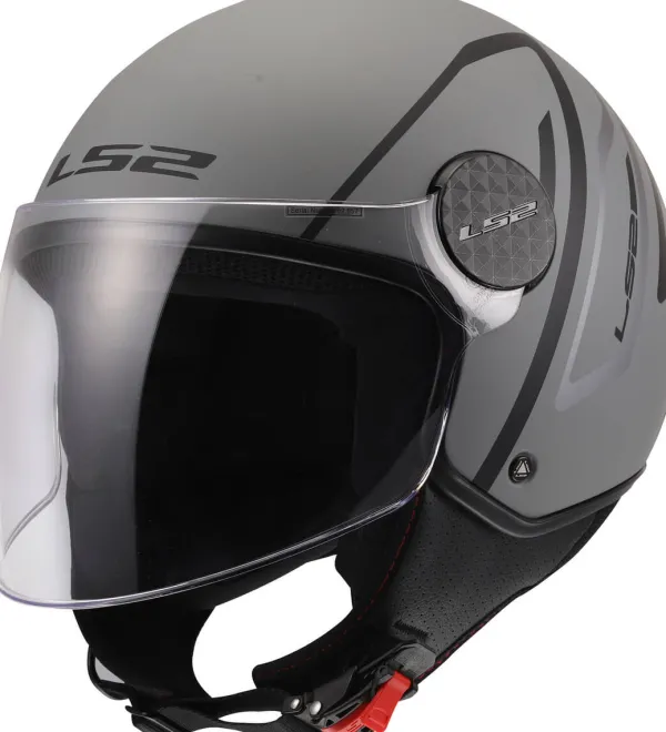 LS2 OF558 Sphere Lux II Minim Black Grey-06> Jethelmen