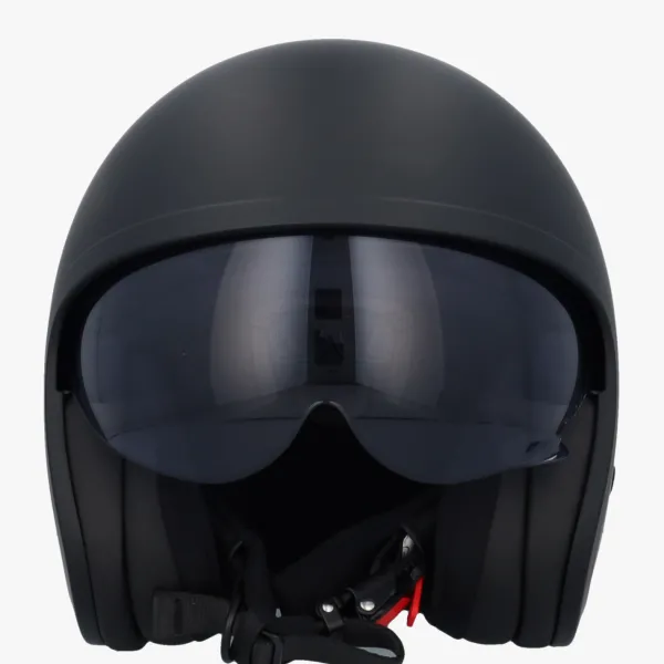 LS2 OF599 Spitfire II Solid Matt Black> Jethelmen|Helmen Met Zonnevizier