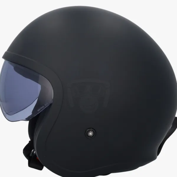 LS2 OF599 Spitfire II Solid Matt Black> Jethelmen|Helmen Met Zonnevizier