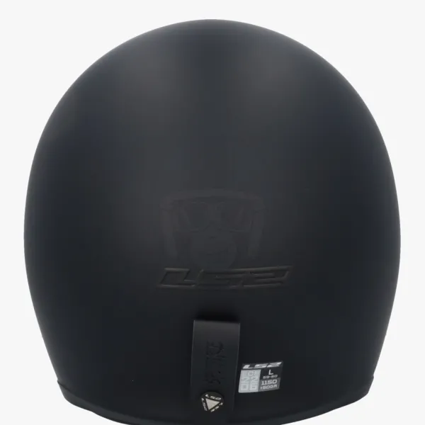 LS2 OF599 Spitfire II Solid Matt Black> Jethelmen|Helmen Met Zonnevizier