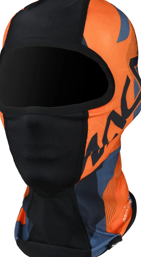 Macna Balaclave Mane Black/Orange> Balaclavas En Helmmutsen