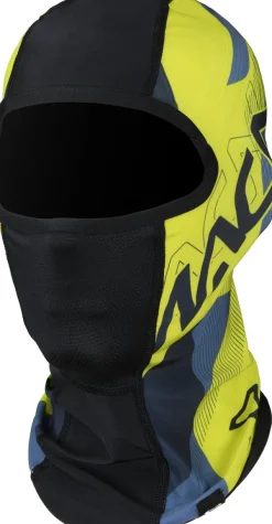 Macna Balaclave Mane Black/Yellow> Balaclavas En Helmmutsen