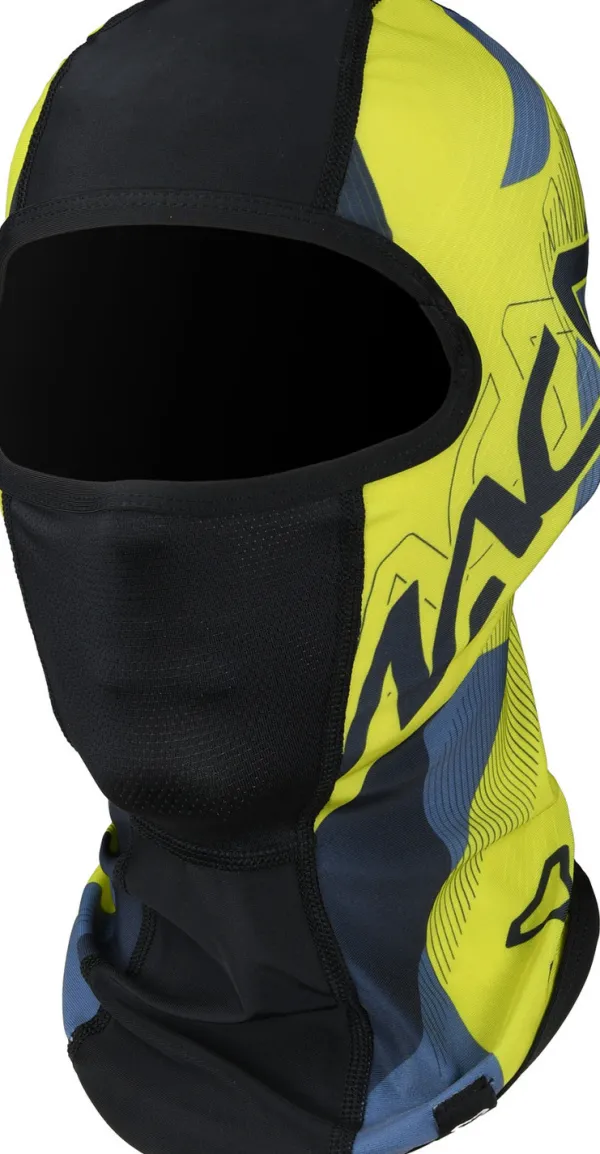 Macna Balaclave Mane Black/Yellow> Balaclavas En Helmmutsen