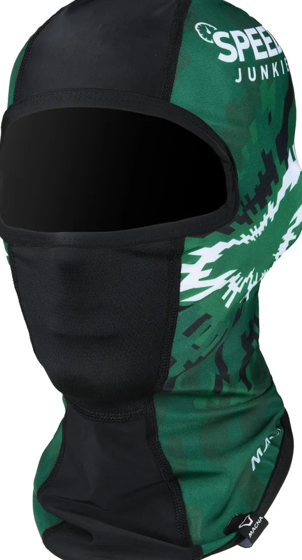 Macna Balaclave Mane Grey/Green> Balaclavas En Helmmutsen