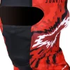 Macna Balaclave Mane Grey/Red> Balaclavas En Helmmutsen