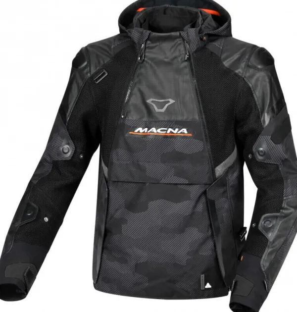 Macna Bradical Motorjas Black/Orange> Motorjassen