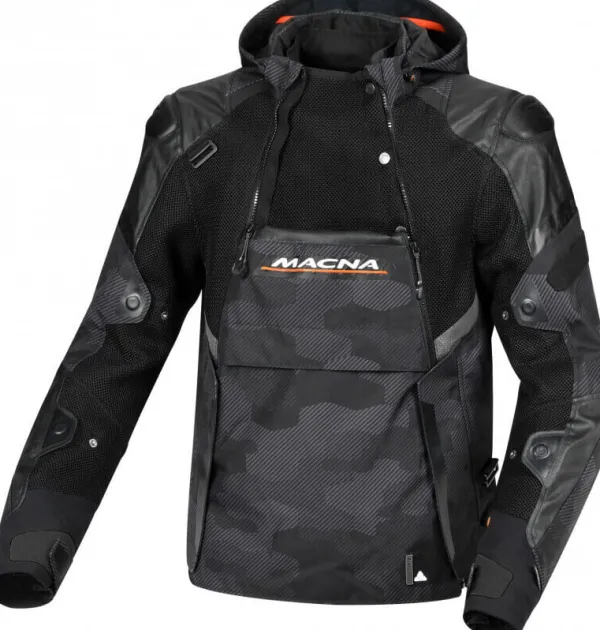 Macna Bradical Motorjas Black/Orange> Motorjassen