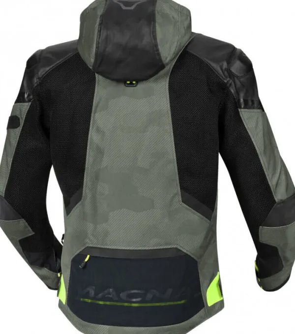 Macna Bradical Motorjas Green/Yellow> Motorjassen