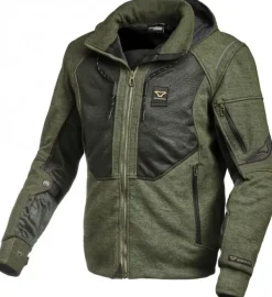 Macna Breeze Motorhoodie Green/Black 404> Motorhoodies|Motorjassen