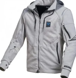 Macna Breeze Motorhoodie Light grey 808> Motorhoodies|Motorjassen