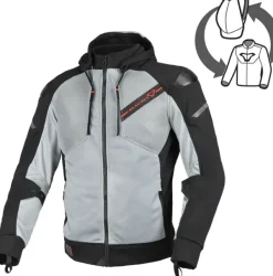 Macna Brero Motorjas Grey/Black 810> Motorjassen